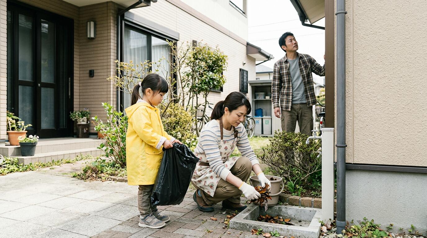 #1-006 雨が続く前に見るのは、屋根より足元――梅雨前に始めたい戸建ての外まわり・水まわり点検