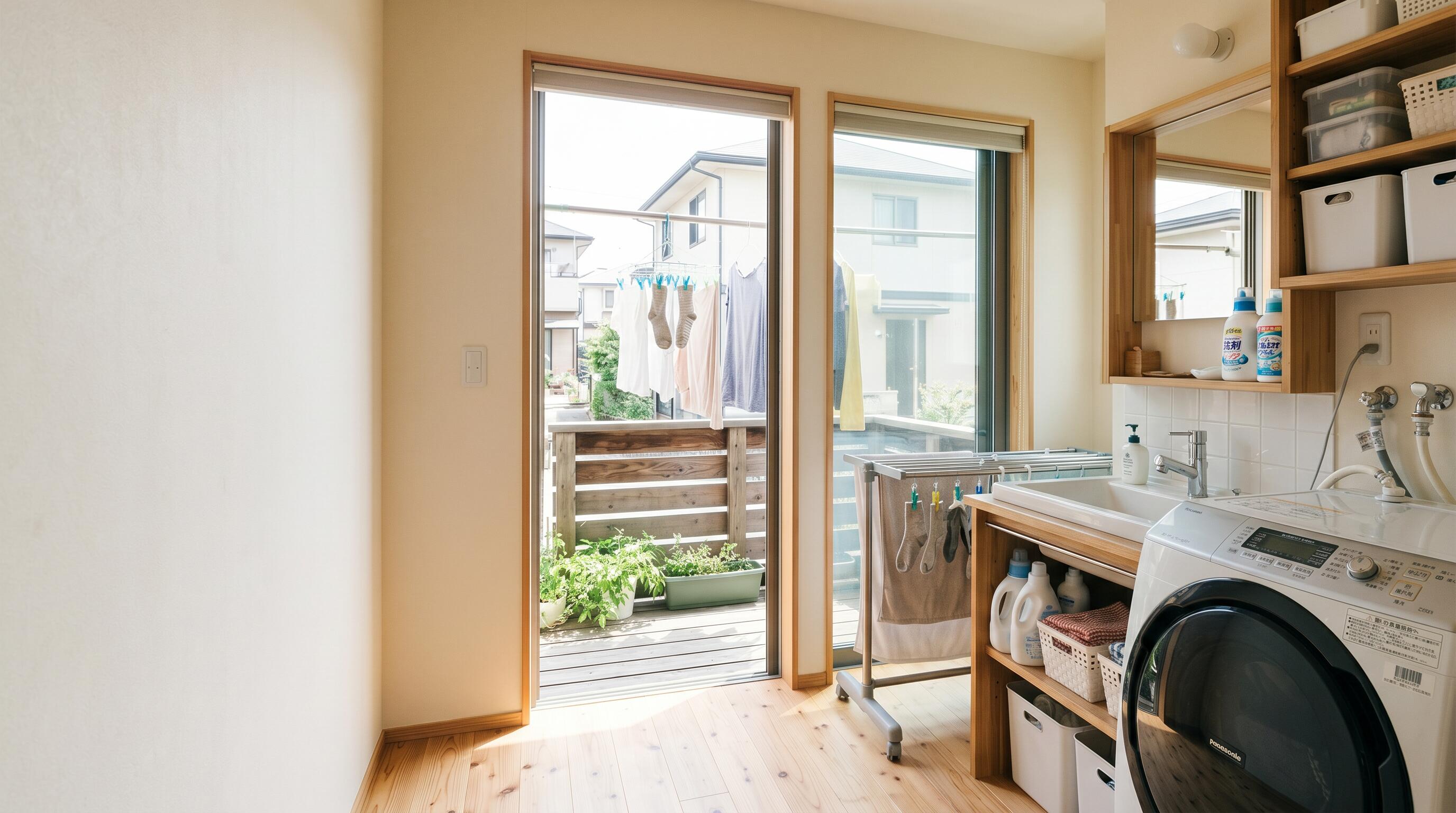 #2-003 室内干しは増えている？ 洗濯物の干し場所と住まい方